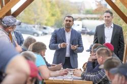 Очень живая и тёплая встреча с работниками одного из предприятий в Бэчой